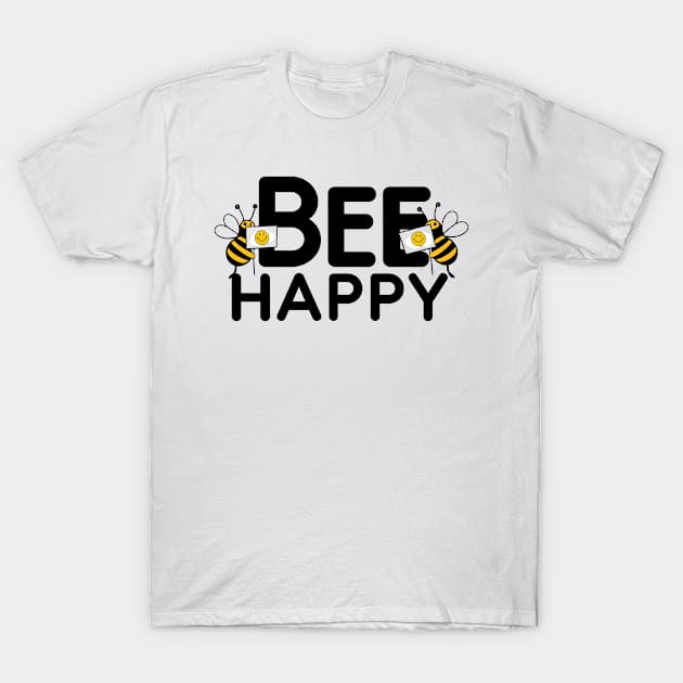 Bee Happy T-Shirt by NomiCrafts